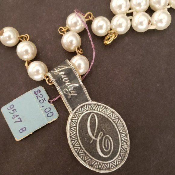 Genuine NWT Vintage 1940's Mid-Century EISENBERG PEARLS 4-Strand Pearl Belt - Picture 4 of 11